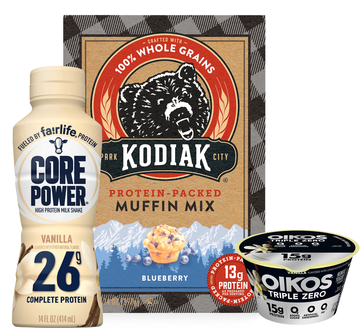 3 Ingredient Protein Muffins