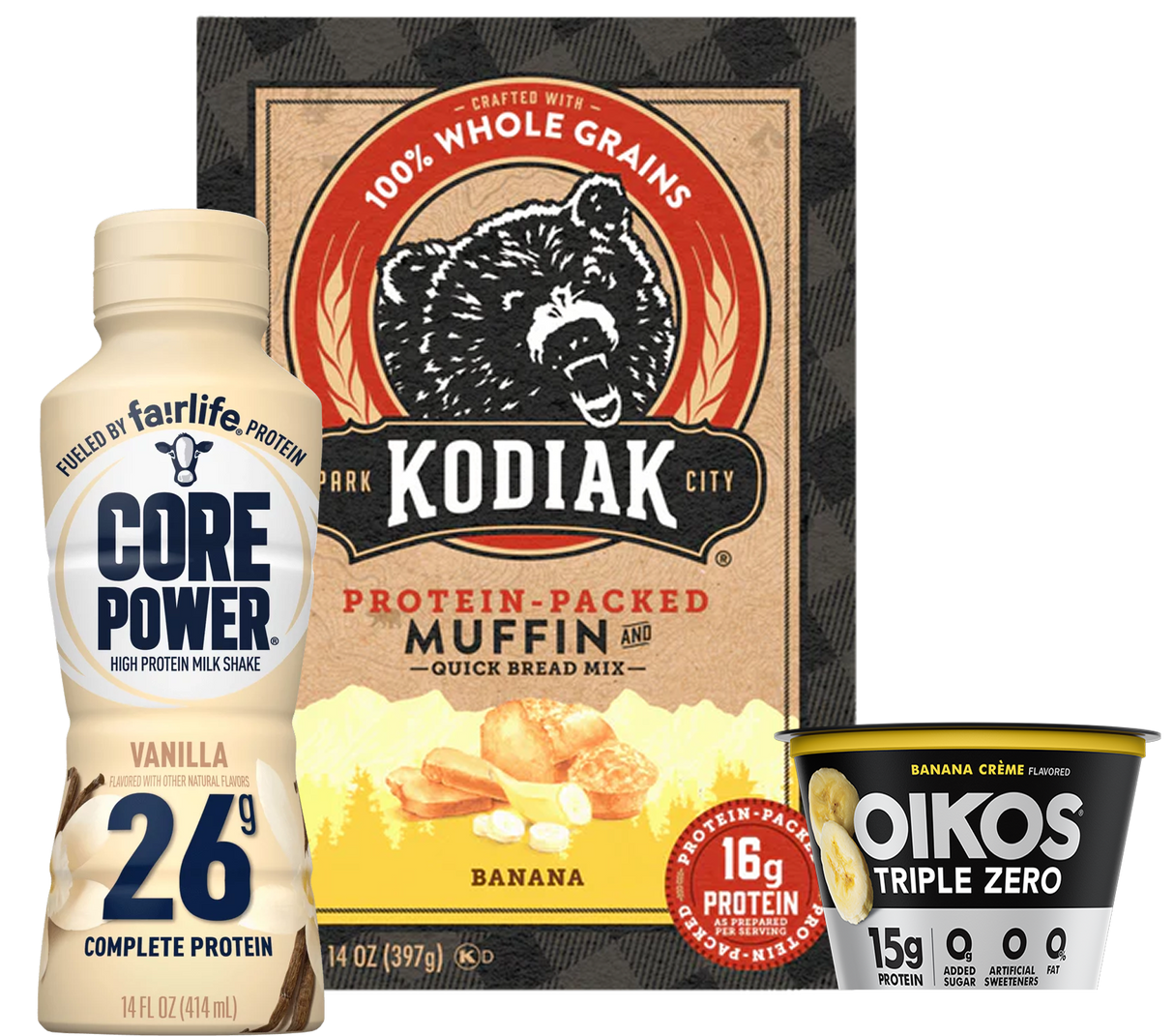 3 Ingredient Protein Muffins