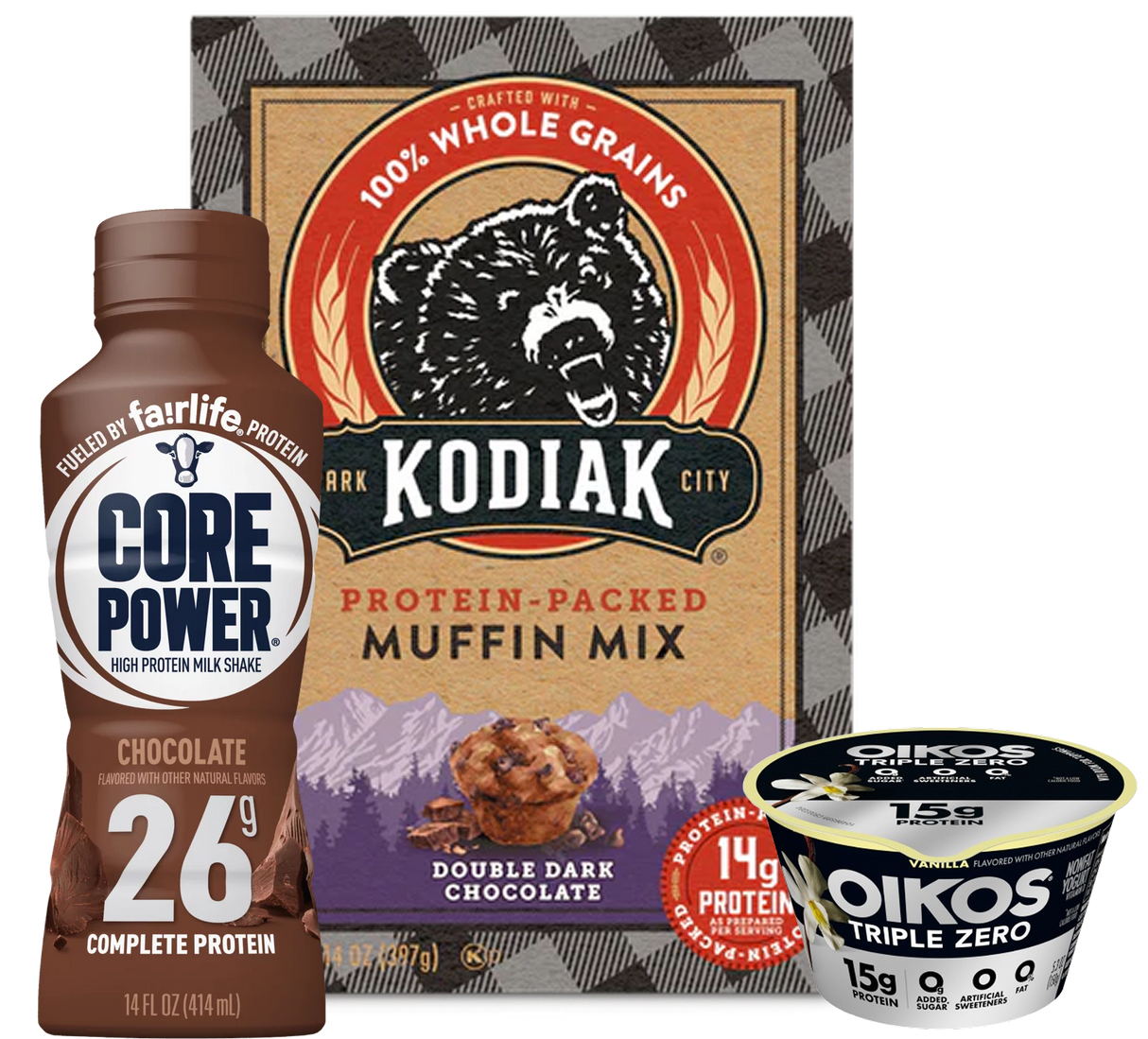 3 Ingredient Protein Muffins