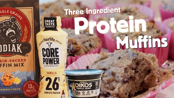 3 Ingredient Protein Muffins